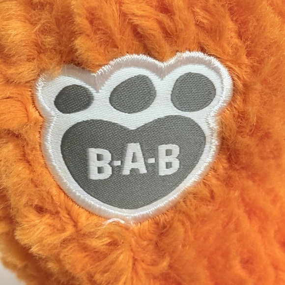 Build A Bear Halloween Jack-O-Lantern Head Orange Pumpkin Plush Sound Works - Picture 2 of 6